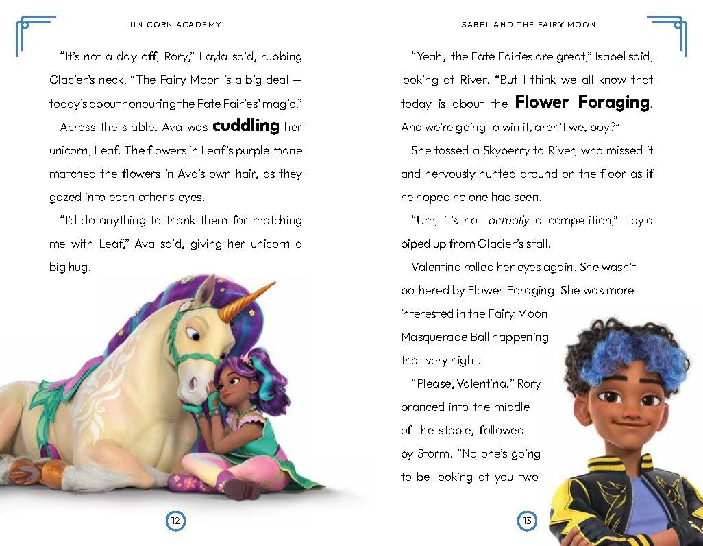 Unicorn Academy: Isabel and the Fairy Moon illustrated chapter book (Unicorn Academy: TV tie-in titles) Paperback