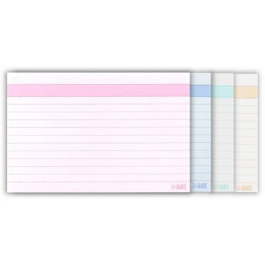 U-GRADE RULED CARD 5X8                