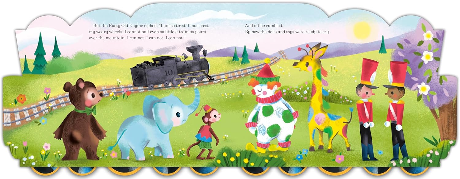 Little Engine That Could (book W Wheels) (Board Book)