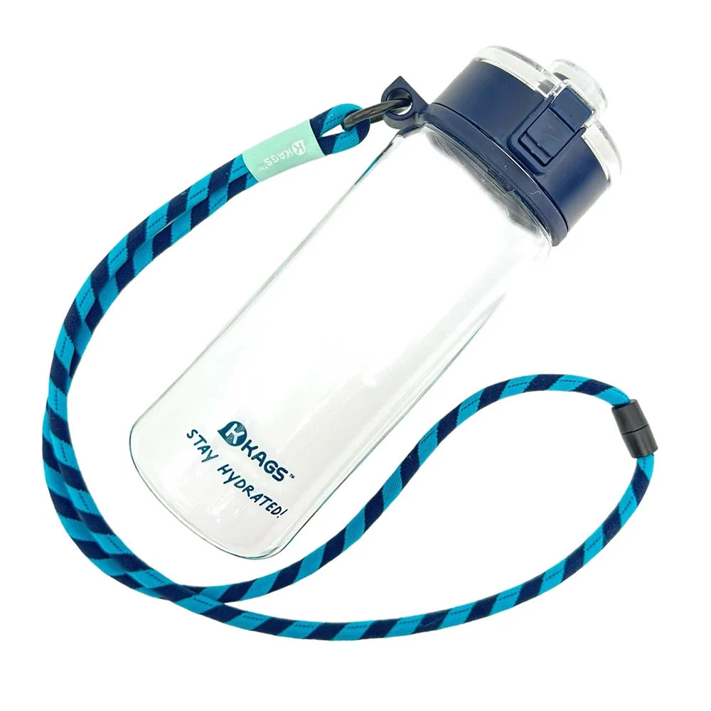 KAGS AQUARECHARGE SERIES TRITAN 600ML WATER BOTTLE BLUE