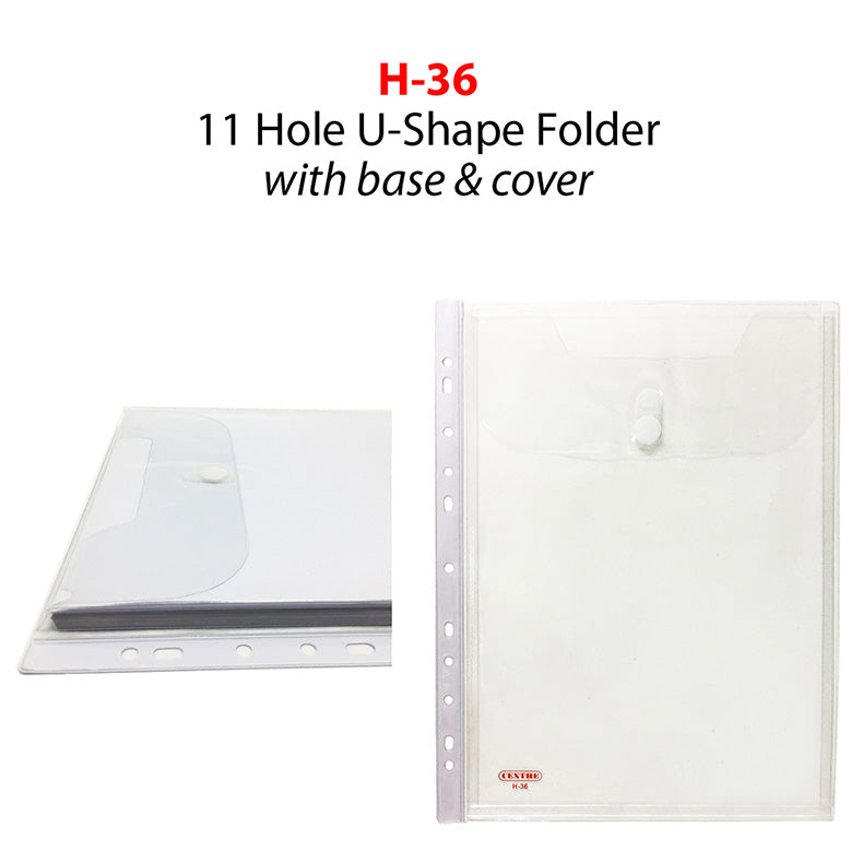 Centre Expandable 11-hole U-shape Holder Texture W/ Flap 
