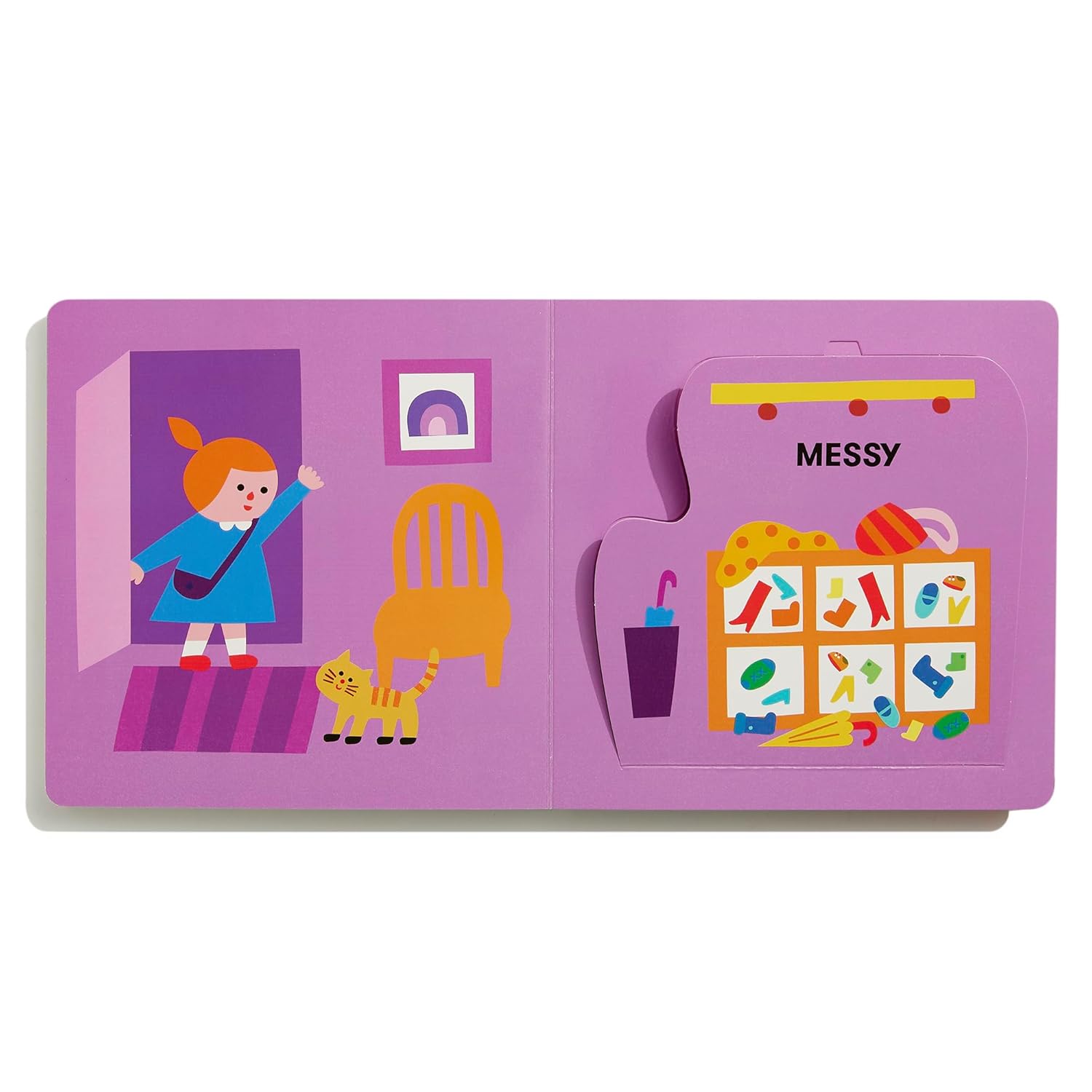 Messy or Neat?: A Lift-the-Flap Book: A Home Edit Board Book for Kids (The Home Edit for Kids) Board book – Lift the flap