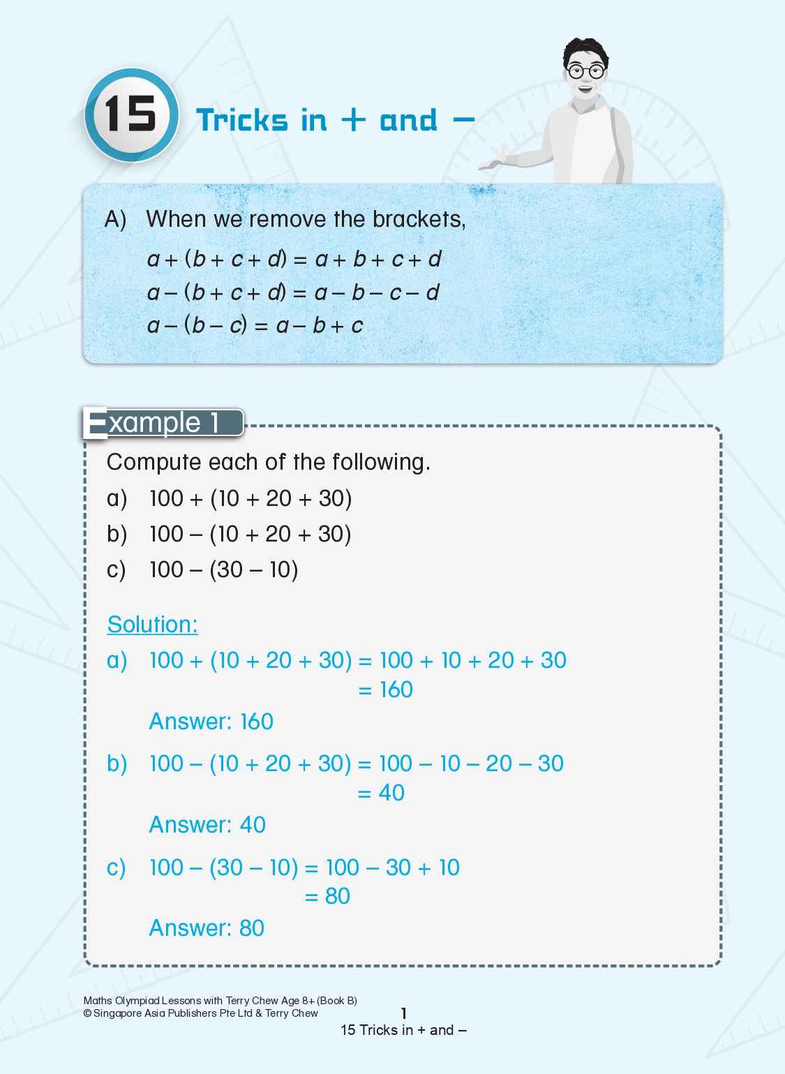 Maths Olympiad Lessons with Terry Chew Age 8+ Book B