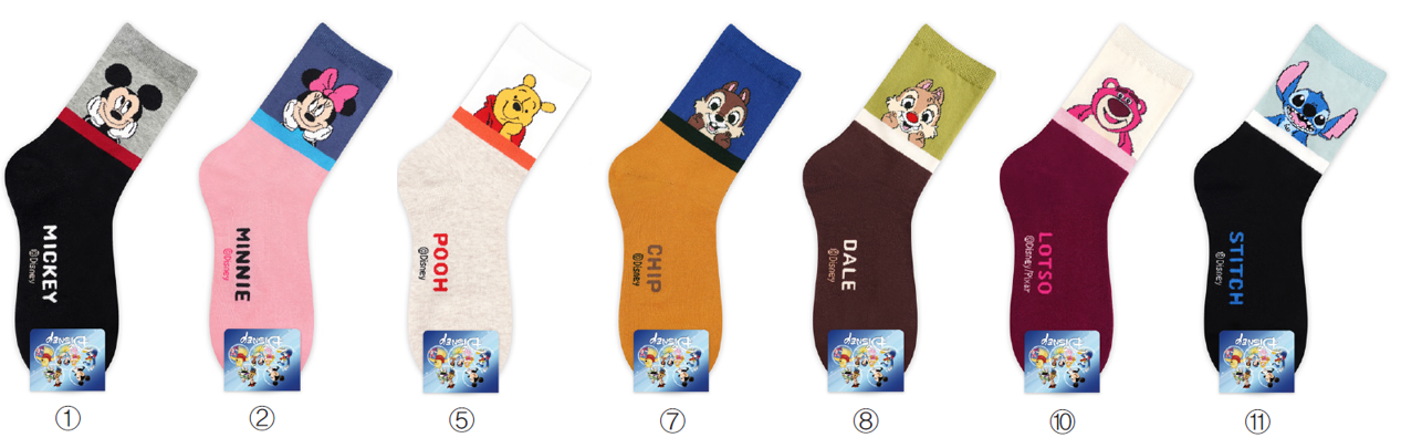 Disney Two Tone Long Socks - Mickey
