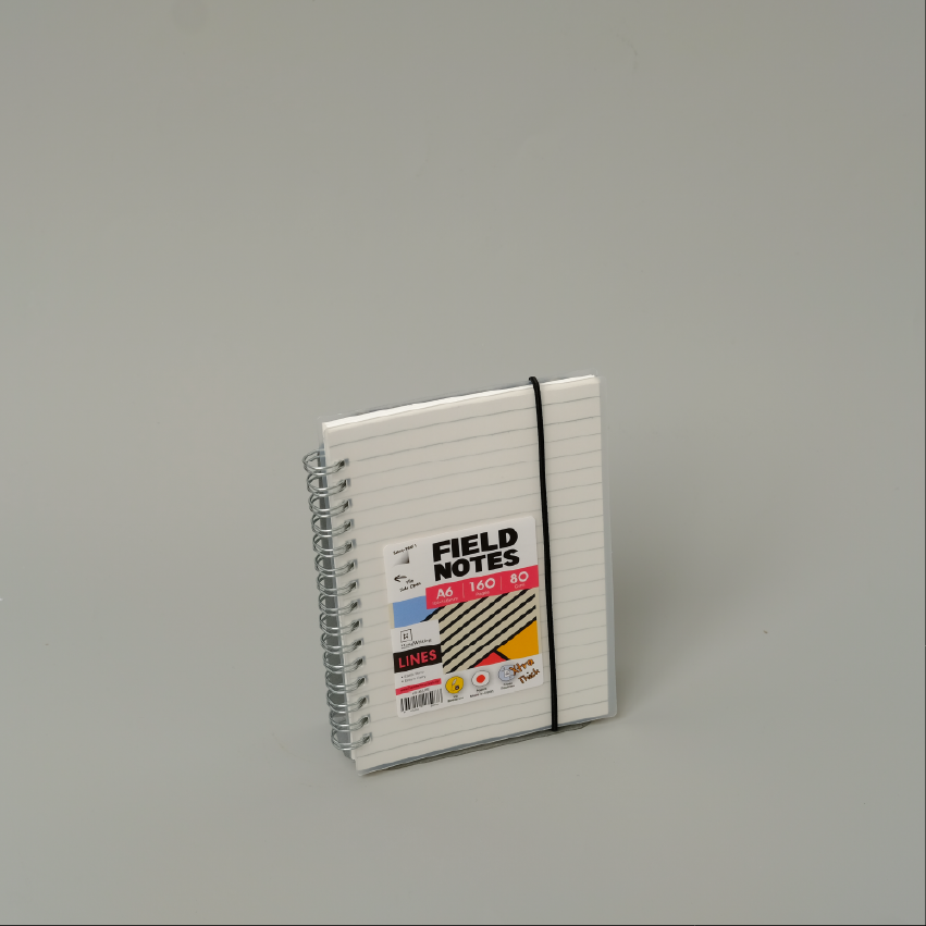 Hw Wire-o Pp Line Notebook A6 80g 160pg