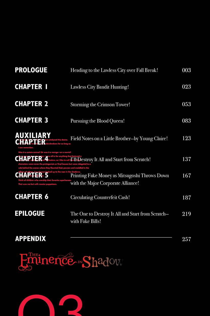 The Eminence In Shadow 03 (Light Novel)