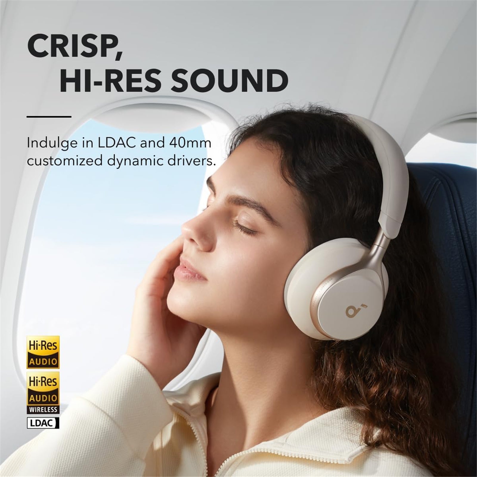 Anker Soundcore Space One Headphone (White)