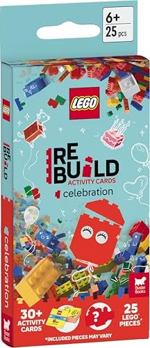 Lego Books: Rebuild Activity Cards: Celebration (with Over 30 Activity Cards And 25 Lego Elements) (cards)