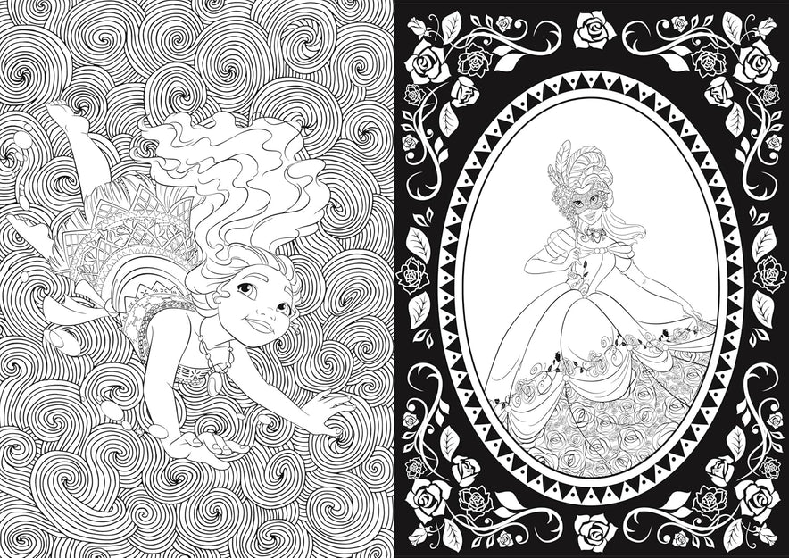 Disney Princess Premium Colouring (Paperback)