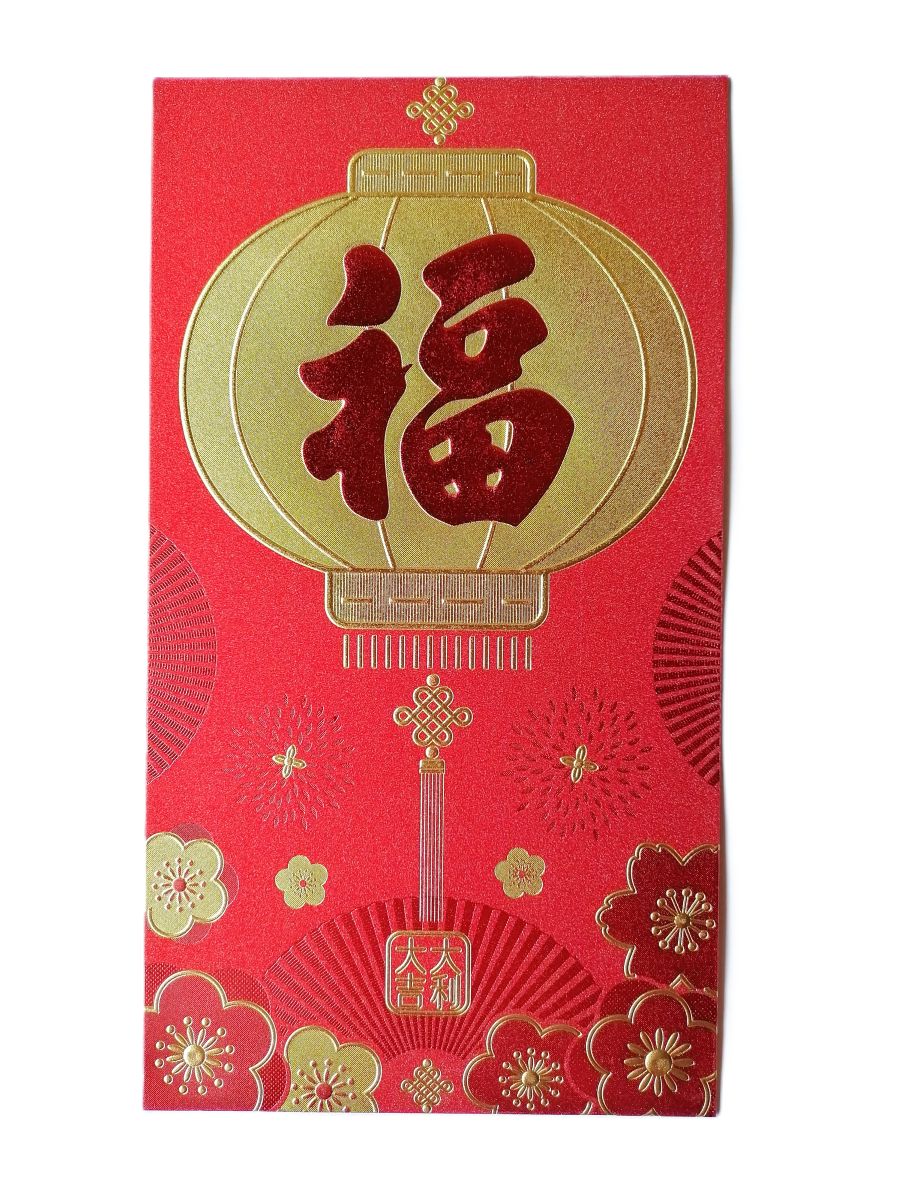  CNY RED PKT 6P/SET,12*22,W001-5