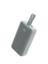 Aukey PB-Y61 Spark Sling 30W 10000mAh Mini Portable Fast Charging Power Bank w Built-in Type C Cable - Light Green