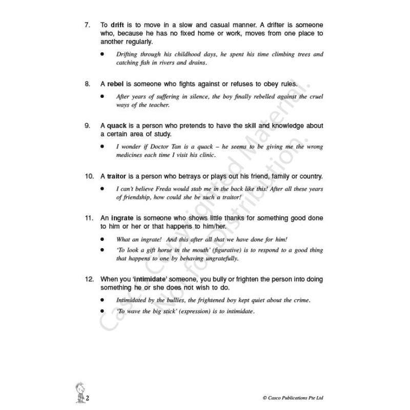 Primary 5 Vocabulary Workbook 5