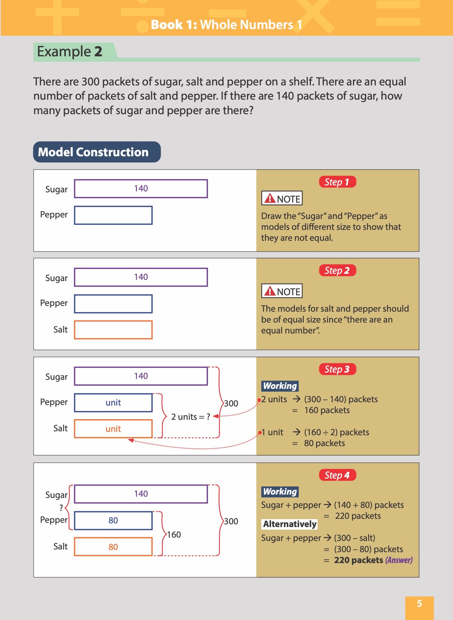 Primary 3&4 Master Math Models Book 1 – Whole Numbers 1