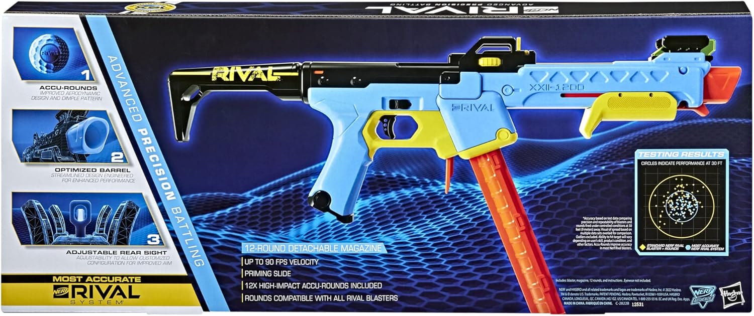 HASBRO NERF RIVAL PATHFINDER XXII 1200 TOY BLASTER