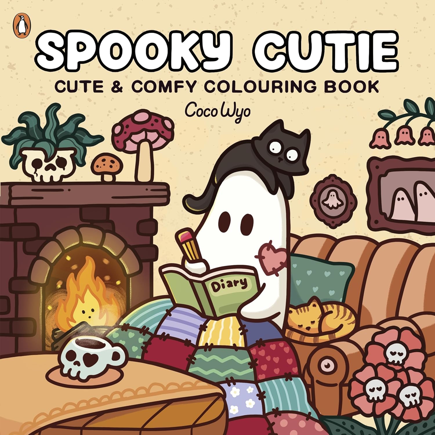 Spooky Cutie: A Cute and Comfy Colouring Book, Perfect For Halloween (Coco Wyo) Paperback