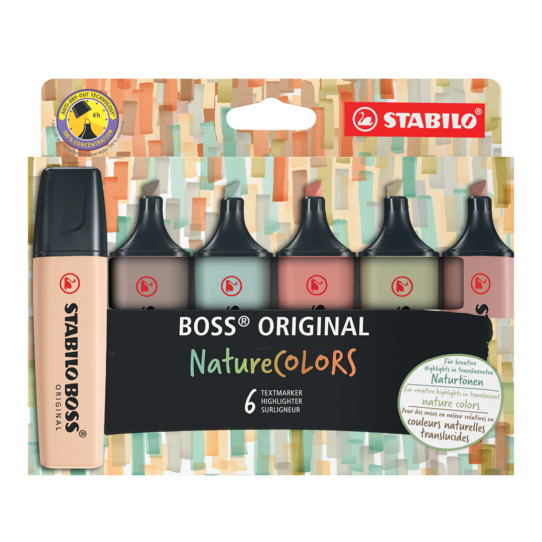 STABILO BOSS ORI NATURECOLORS HL 6PCS