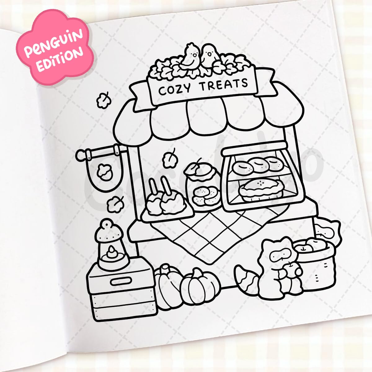 Cozy Season: A Cute and Comfy Colouring Book, Perfect For Relaxing and Unwinding (Coco Wyo) Paperback