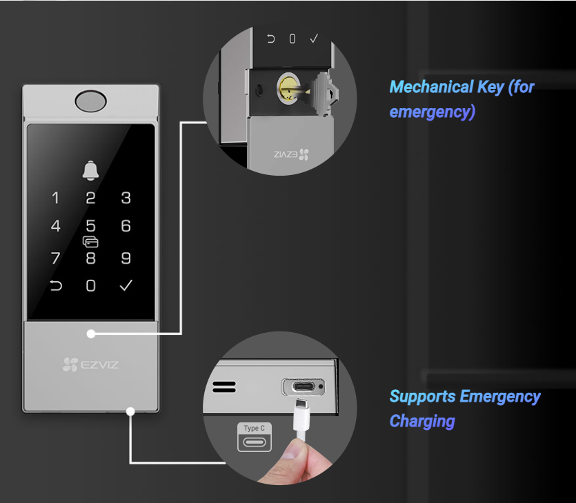 EZVIZ DL04 Pro Smart Deadbolt Lock