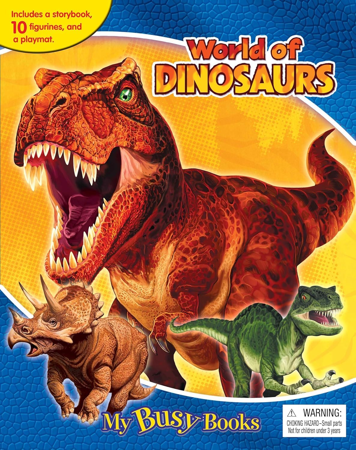 World of Dinosaurs My Busy Books - Storybook (Board book – Picture Book)
