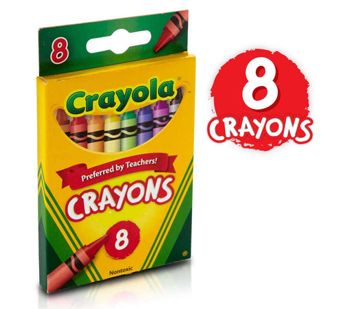 Crayola Crayon Classic 8's Bundle Pack 523008x12