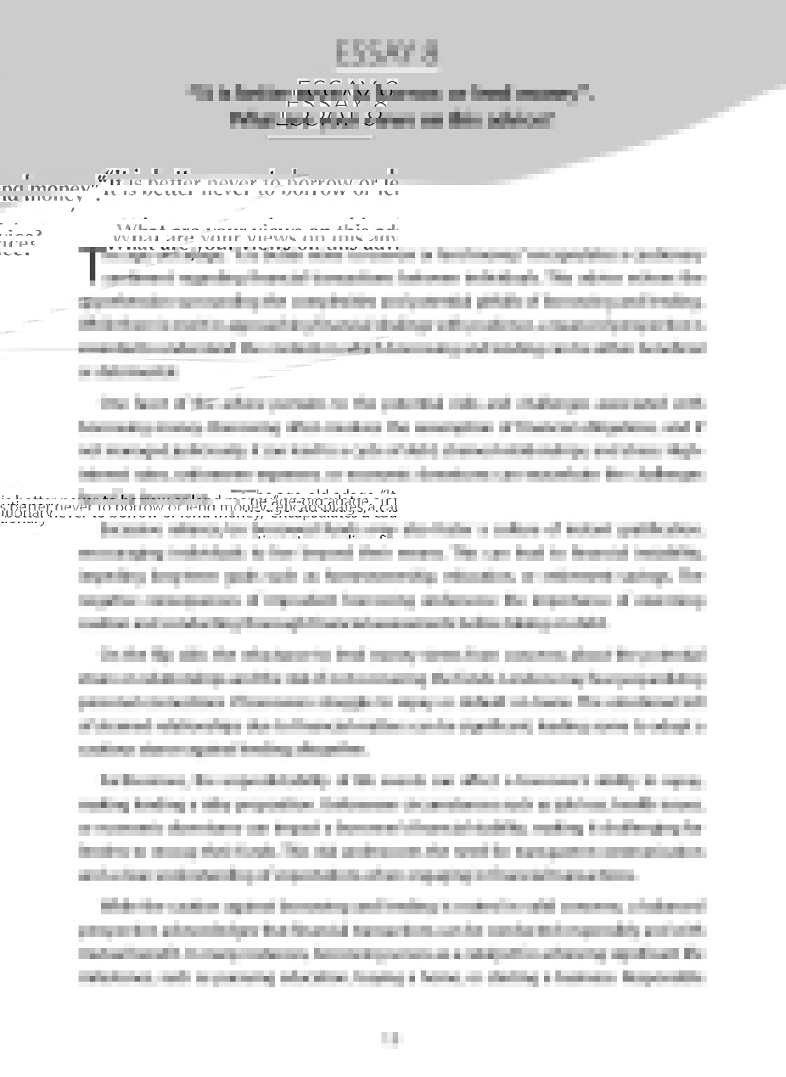O-Level English Essays Library
