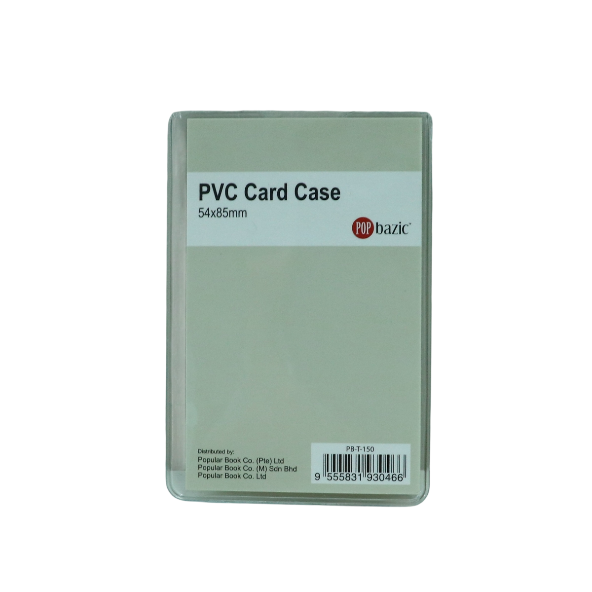 POP Bazic PVC Card Holder 85 × 54mm