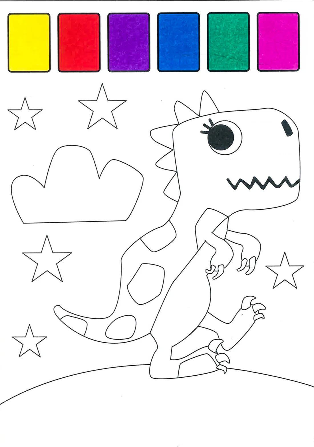 Magic Water Book: Dino Roar
