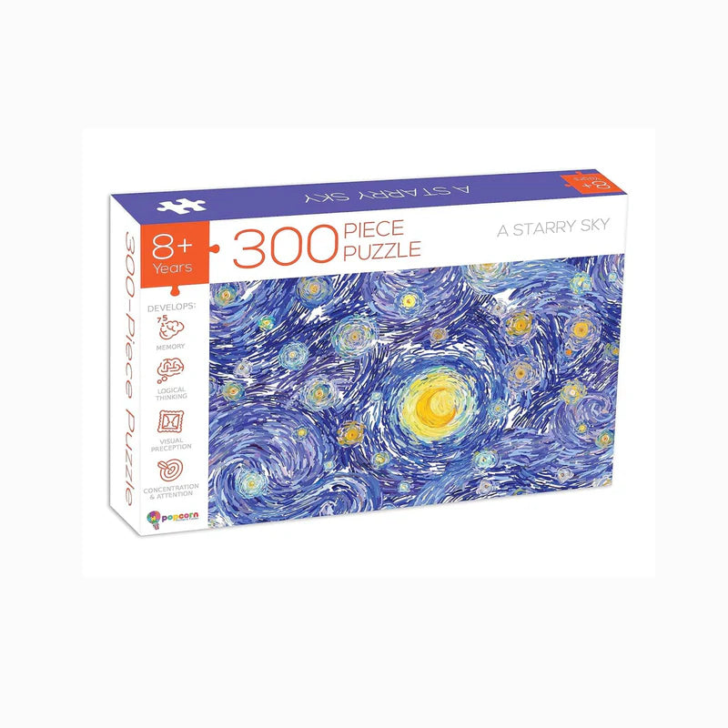 POPCORN GAMES AND PUZZLES 300 PIECE PUZZLE A STARRY SKY