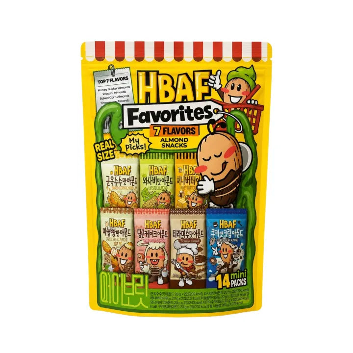Hbaf Favourites Almond Snacks 280g