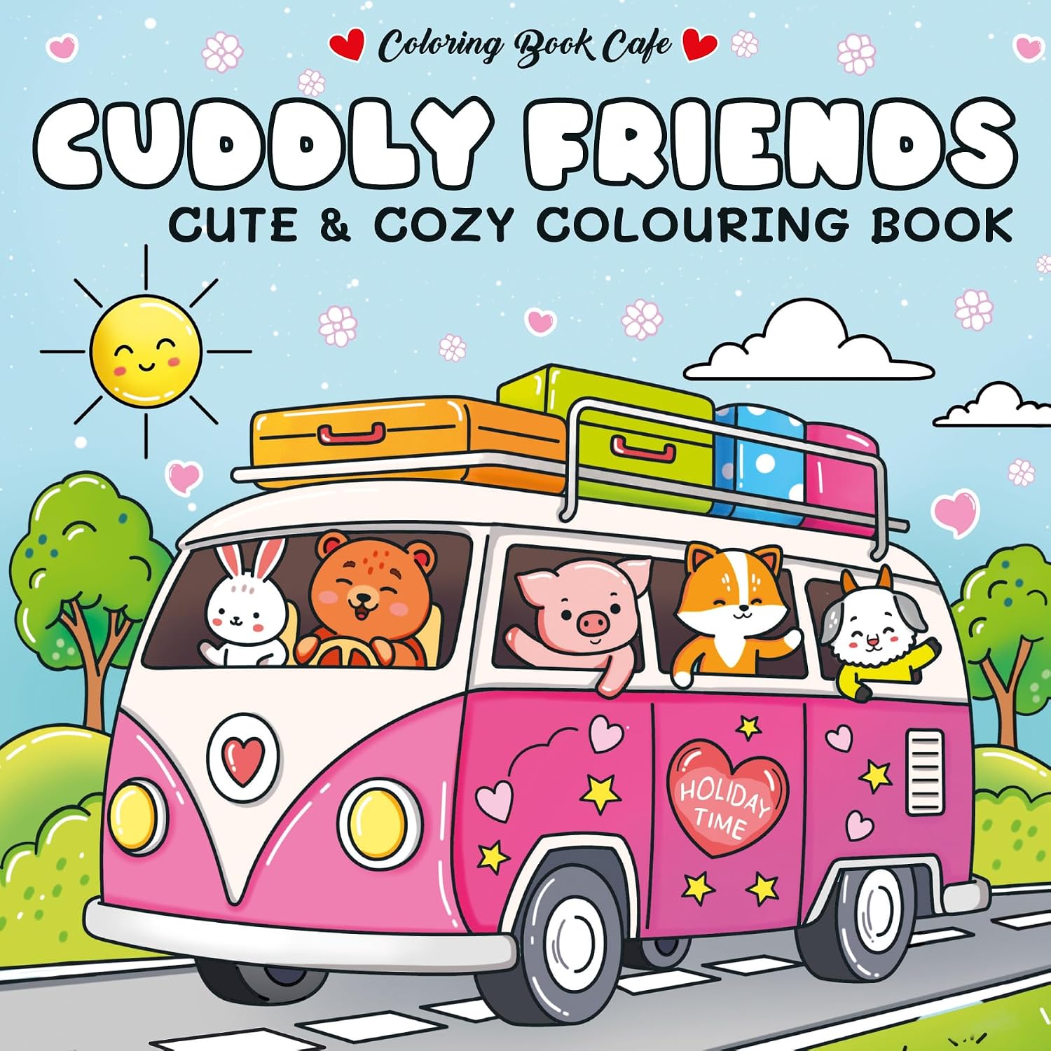 Cuddly Friends Cozy and Cute Colouring Book (Paperback)