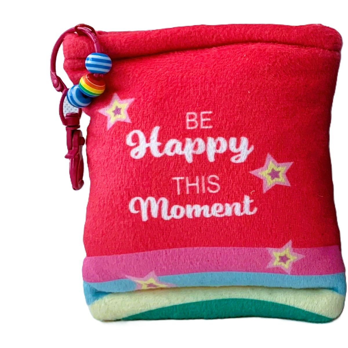 Plush Zip Bag With 2 Dolls Happy H061