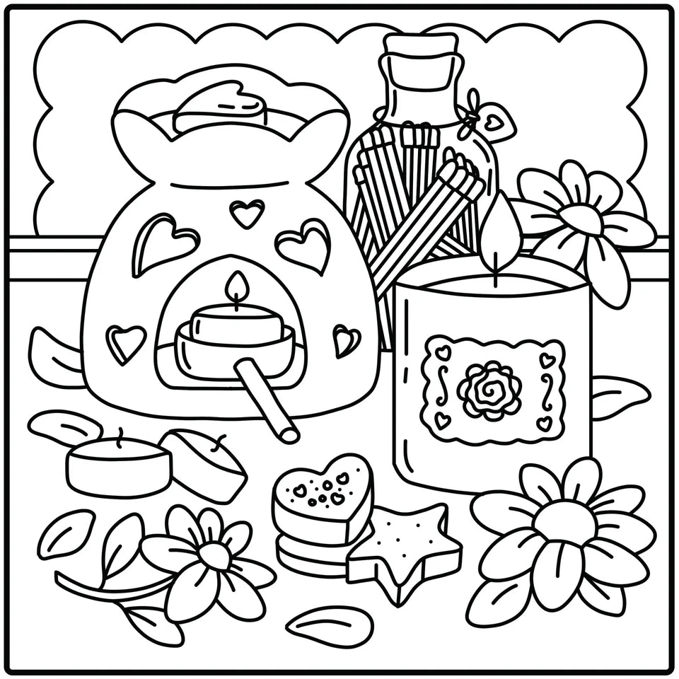 Cozy Calm (Coloring Moments)