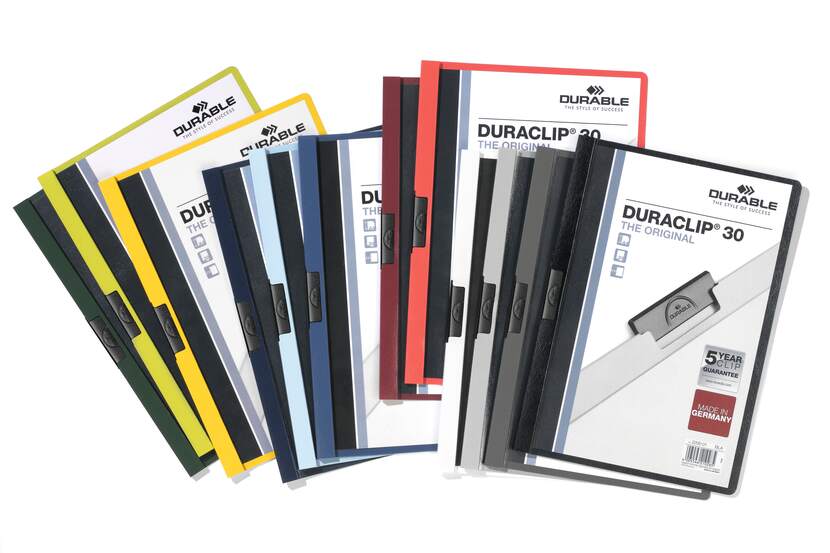 Duraclip Folder 2200 White, 30 A4 sheets