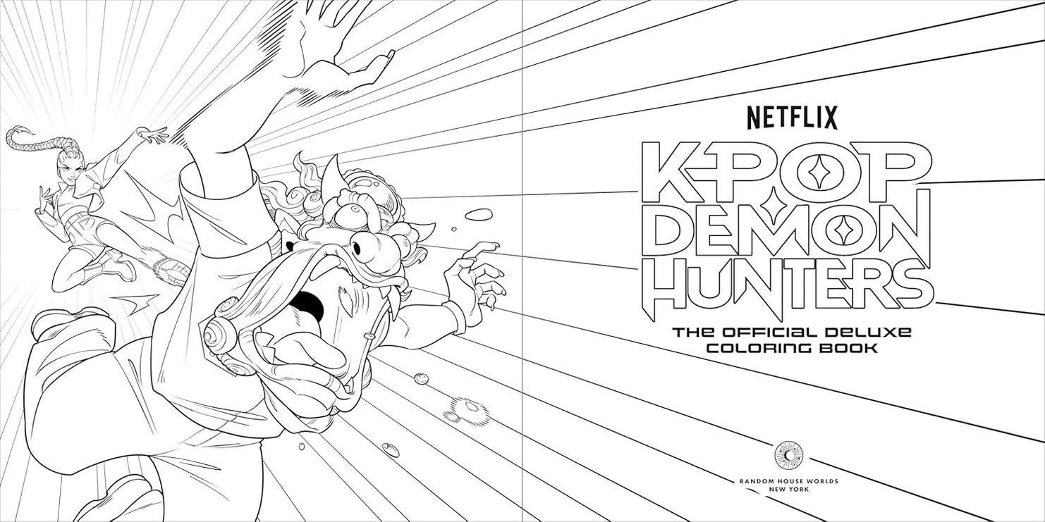 KPop Demon Hunters Colouring Book (Paperback)
