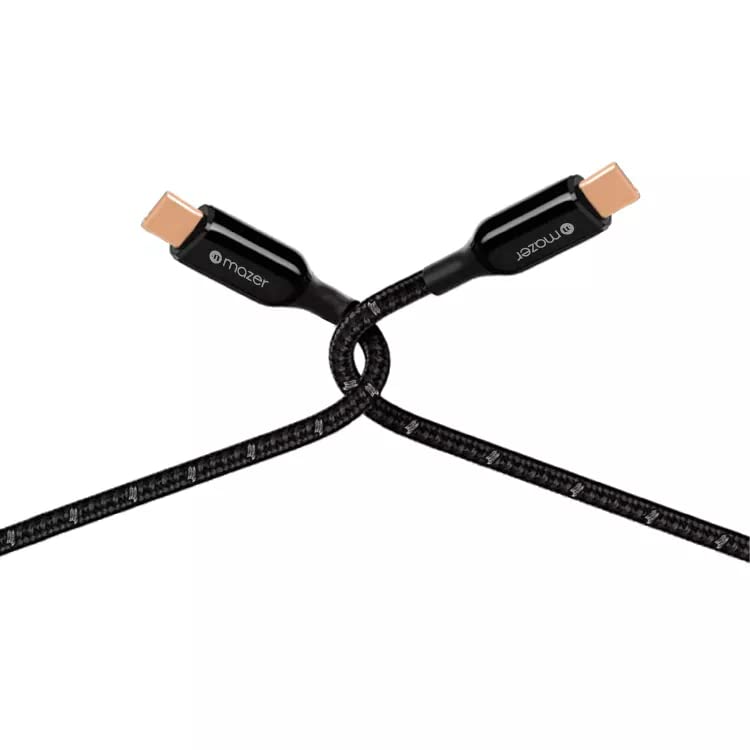 Mazer/M-PL3Pro-C125G2-BK/Infinite.LINK 3 Pro Cable USB-C TO USB-C HDMI4K/60Hz/20Gbps/100W/1.25M-Black