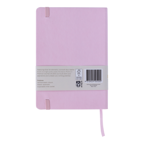 Spirax Platinum A5 Premium Journal Rose Pink (160 Pages)