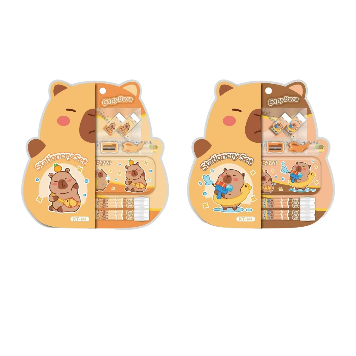 Capybara Stationery 6'S Set