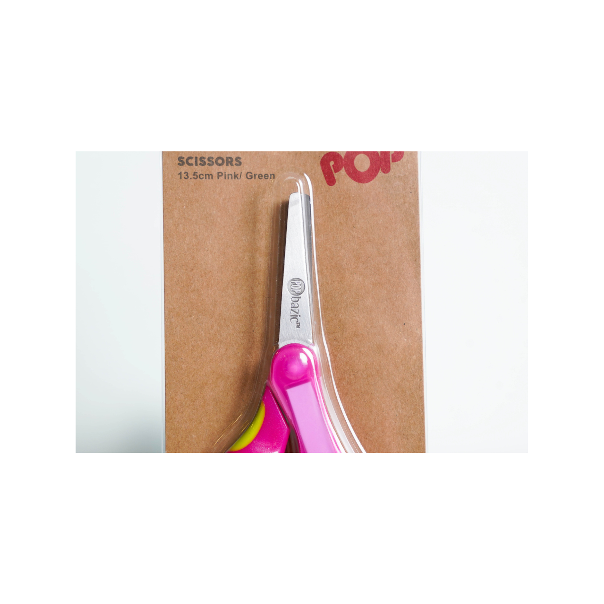 Pop Bazic 13.5cm Craft Scissors Sh01106- Pink/Green