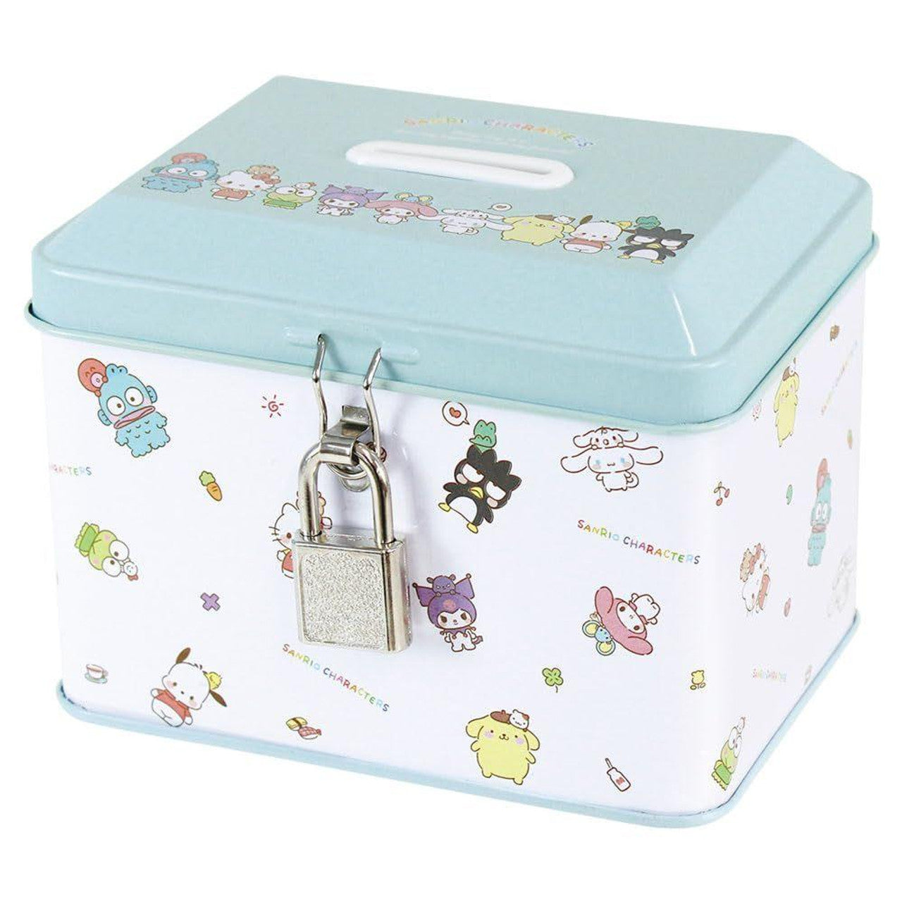 Sanrio Metal Tin Coin Bank - Blue