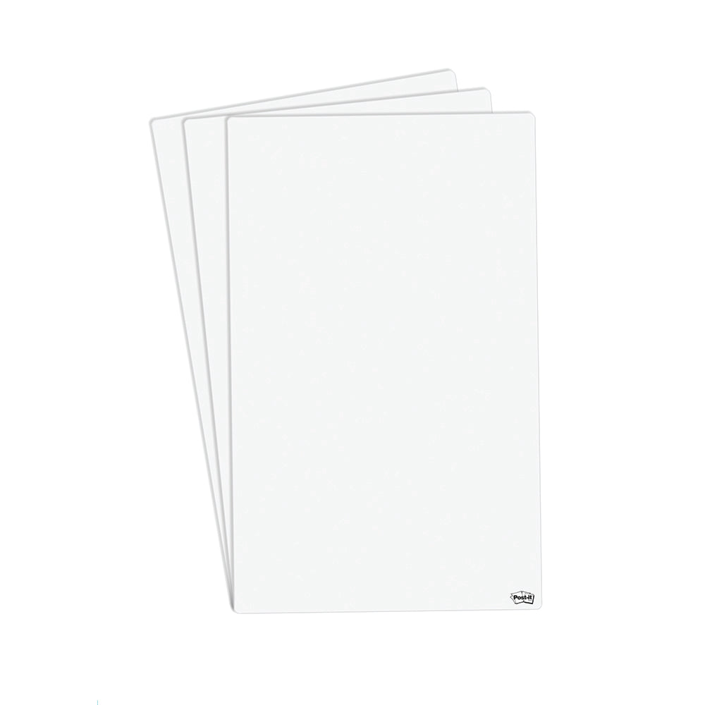 Post-it® Defsheets-3pk Dry Erase Sheets, 7x11.3"