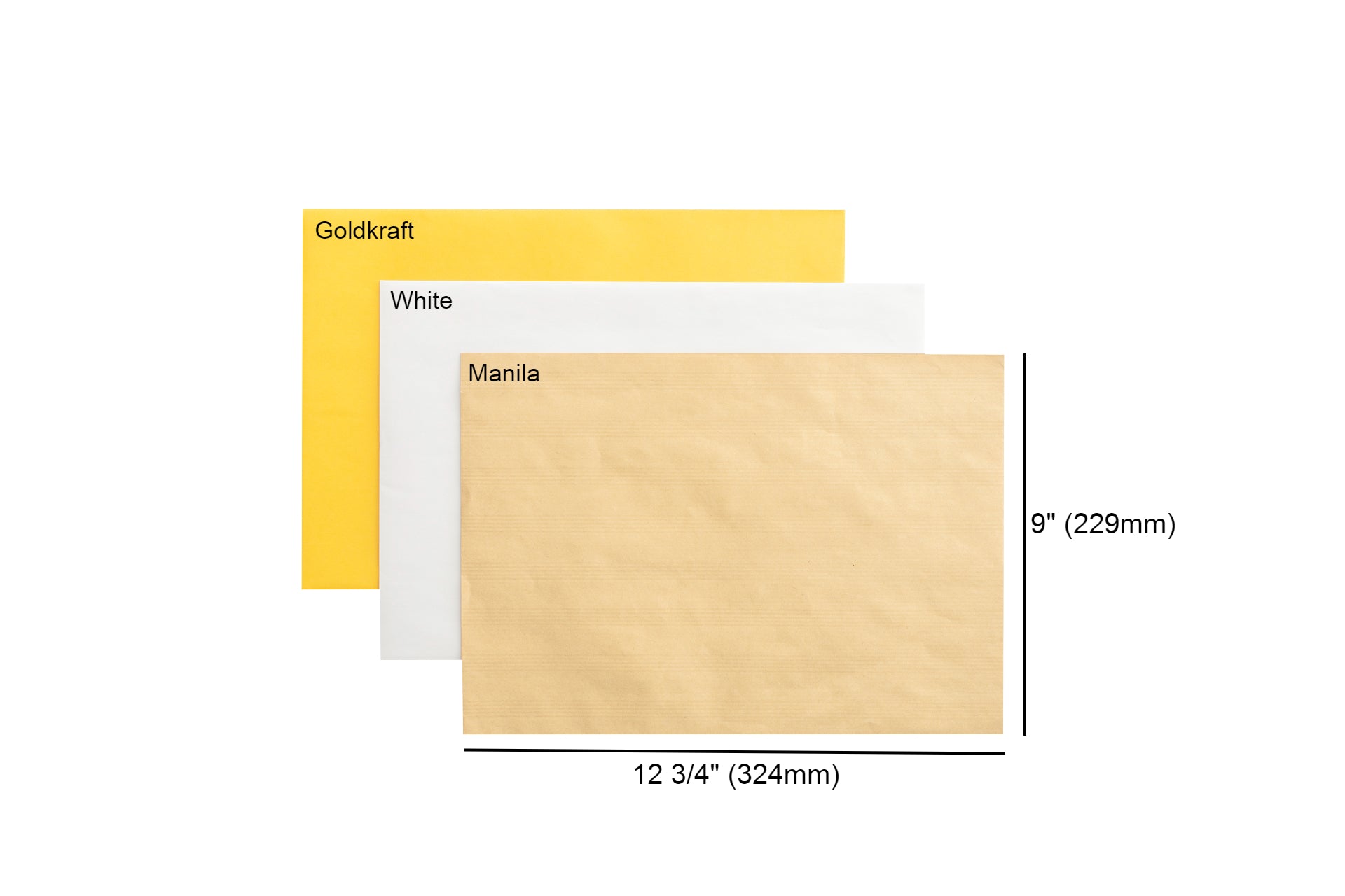 Waysin Goldkraft Envelope Peel & Seal (C4 Size) 229mm X 324mm - 10pcs