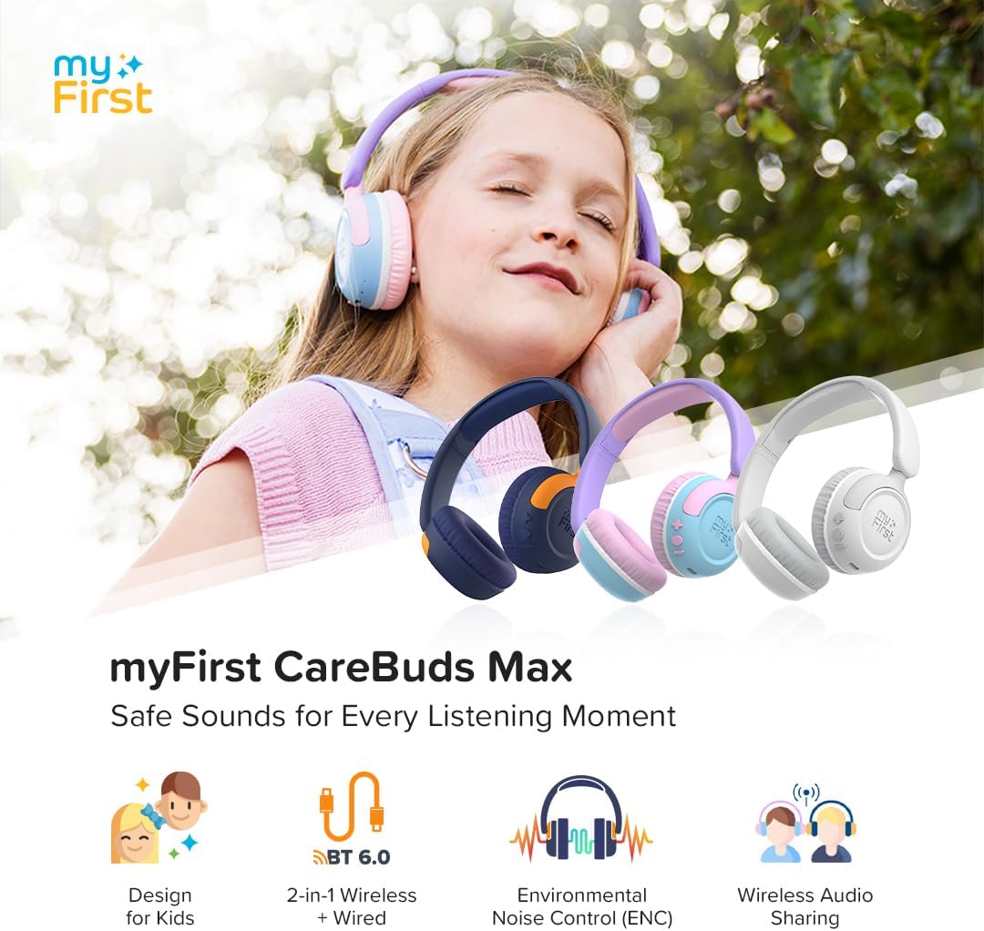 myFirst CareBuds Max (Mist White)