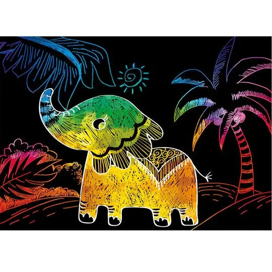 AVENIR MINI SCARTCH BOOK FOREST ANIMALS