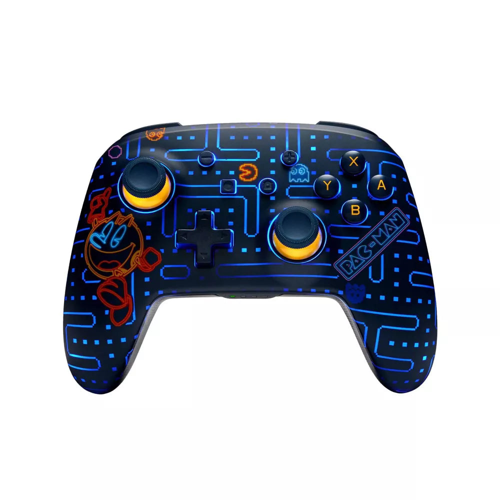 PowerA PAC-MAN Neon Arcade Enhanced Wireless Controller with Lumectra - Nintendo Switch