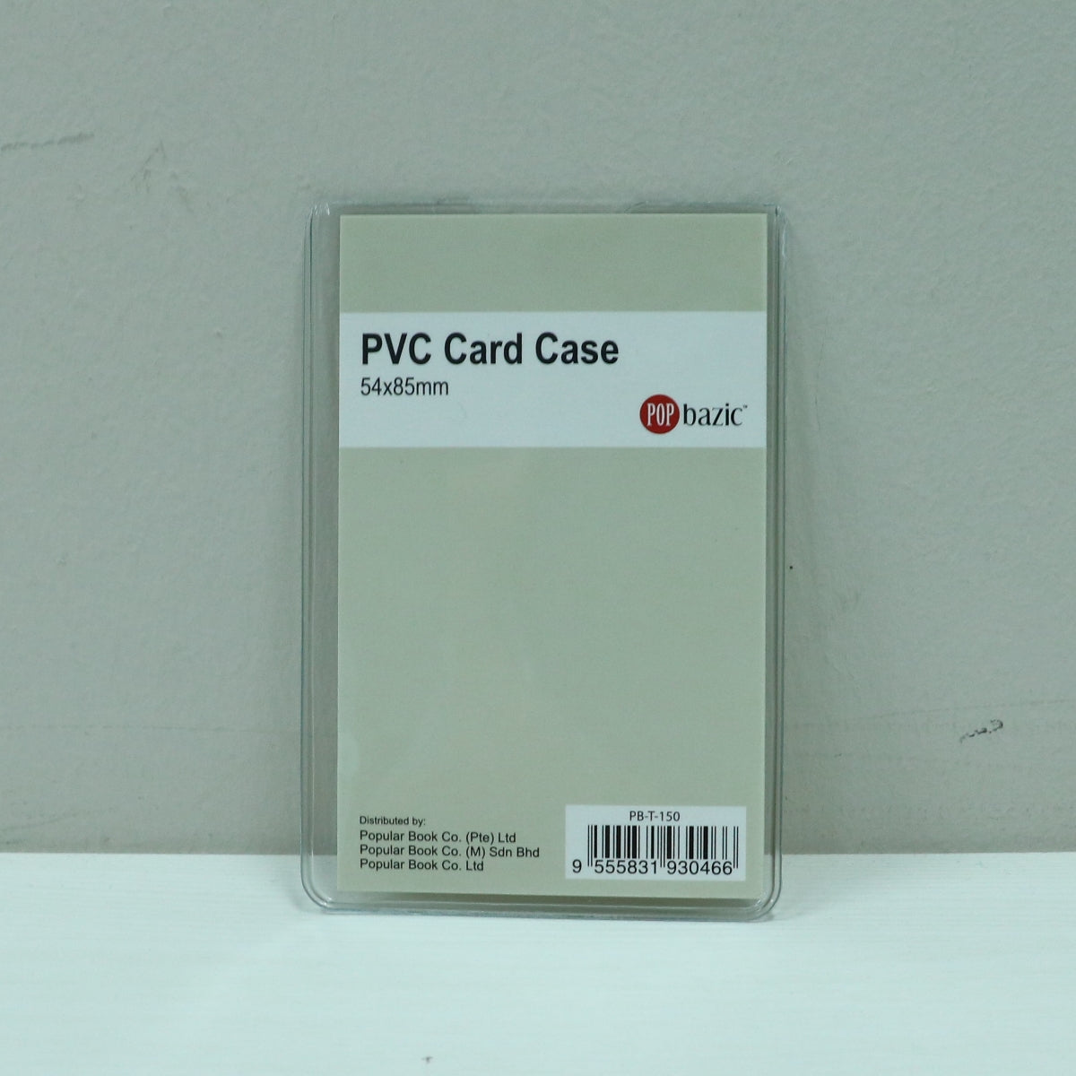 POP BAZIC PVC Card Holder 85MM x 54MM