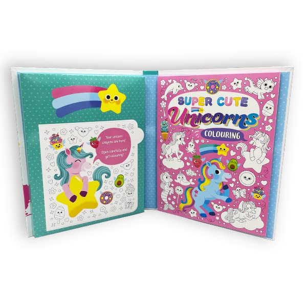 Super Cute Unicorns Colouring (Paperback)
