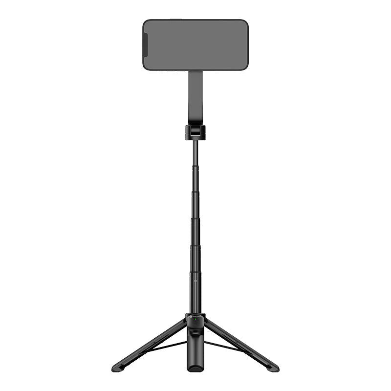 Mazer M-MS20L-BK 1.2M Foldable Magnetic Selfie Stick, BT Remote (Black)
