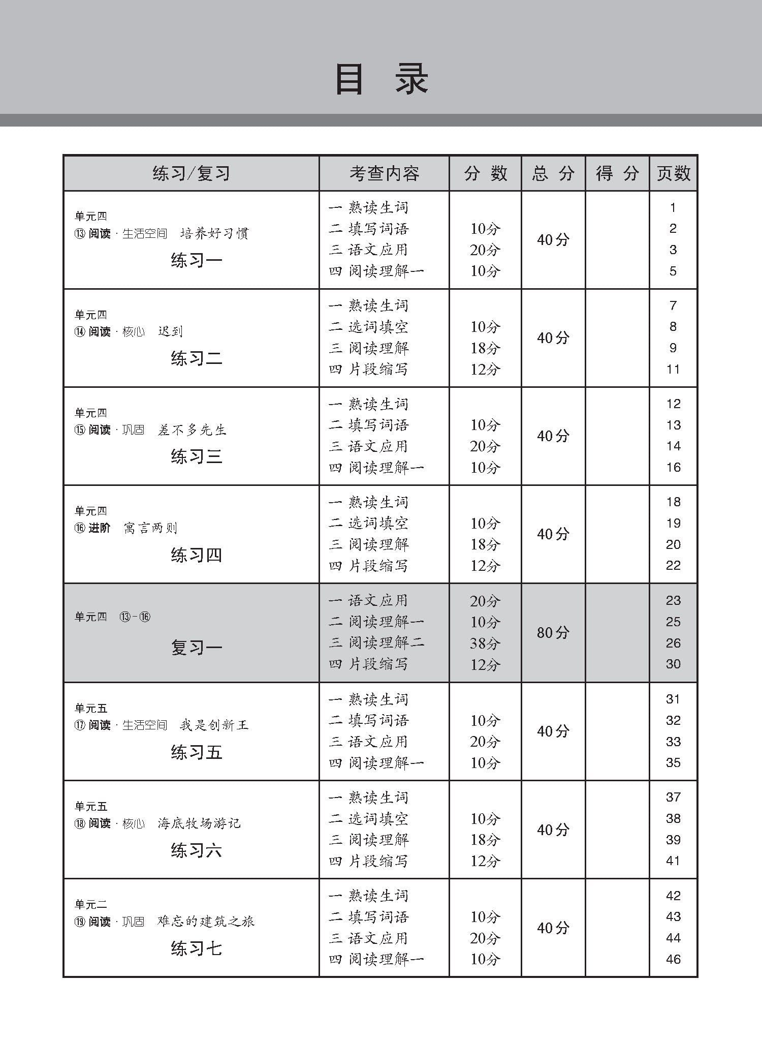 中学一年级高级华文 每课必练 (一下) / Topical Lesson Practice For Secondary 1B Higher Chinese