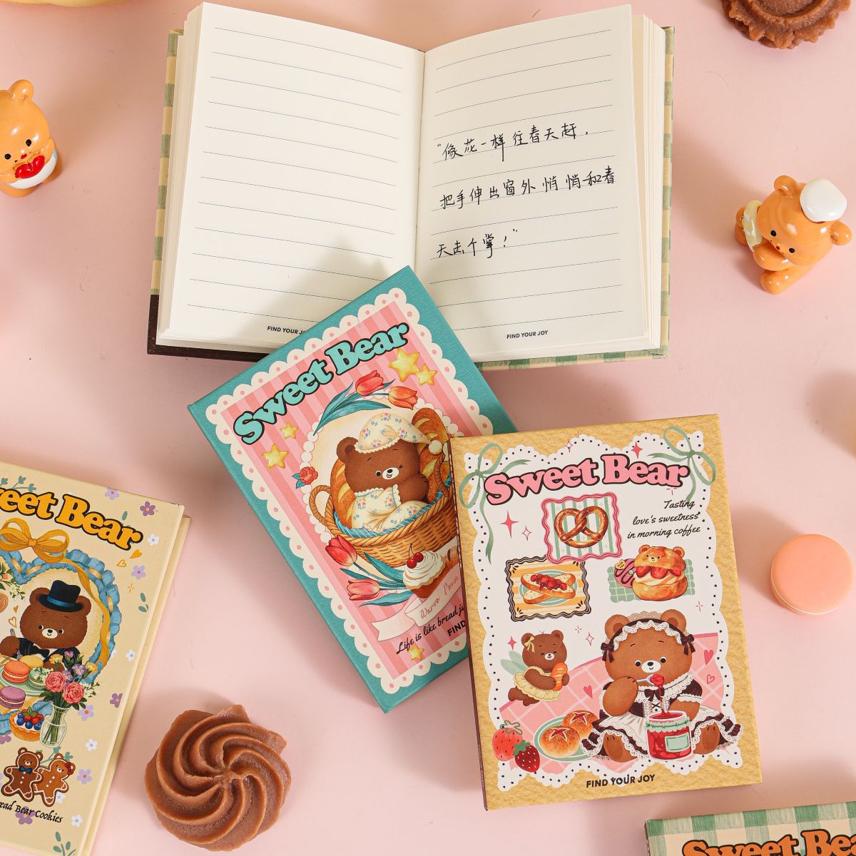 A7 Pocket Notebook 160S Sweet Bear FD82352