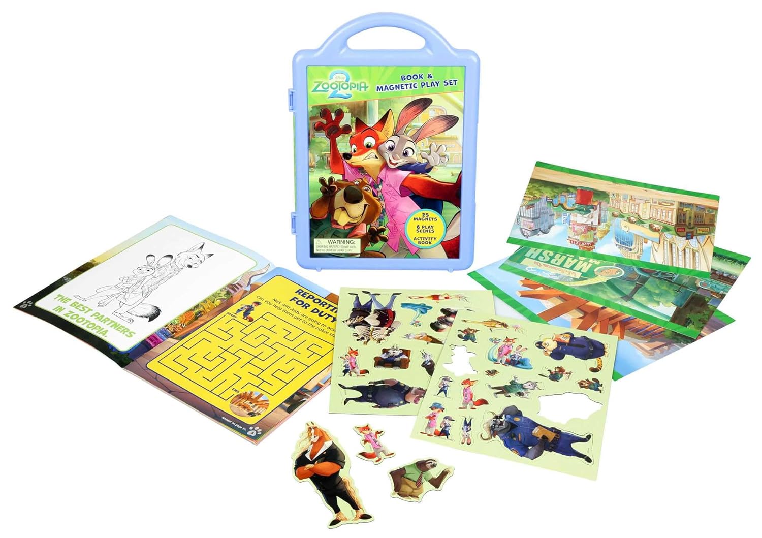 Zootopia 2: Book and Magnetic Play Set (Paperback)